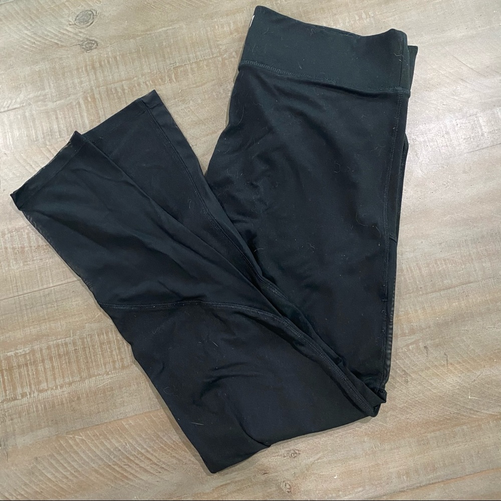 Victoria’s Secret PINK black mesh leggings Large